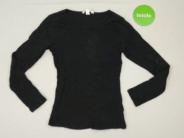 czarne body z długim rękawem h m: H&M, Women's blouse, size S — 3