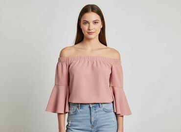 bluzki z odkrytymi ramionami mohito: Topshop, Bluzka damska, rozmiar S — 7