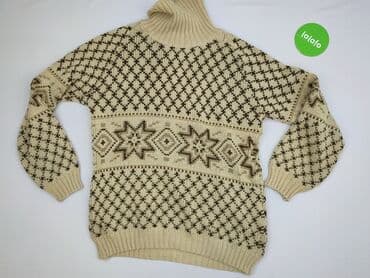 sweter na szydełku z kwadratów: Sweter damski, rozmiar M — 3