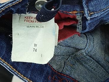t shirt basic h: Spodnie jeansowe, Tommy Hilfiger, 6-9 miesięcy, stan - Idealny — 4