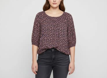 spodnie cyfrowa flora: Bluzka damska, rozmiar 2XL — 5