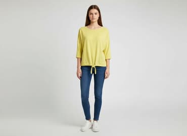 żółta bluzka reserved: Reserved, Women's blouse, size S — 1