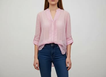 rozowa bluzka: Bluzka damska, rozmiar M — 5