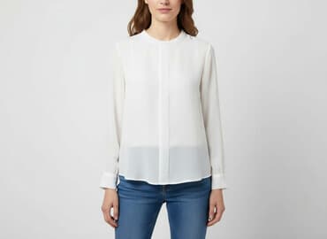 piękne białe bluzki: Bluzka damska, rozmiar S — 6