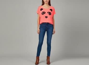 ubrania z pandą: Blind Date, T-shirt damski, rozmiar L — 1