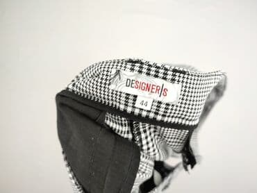 spodnie z zapięciem na nogawkach: Designer`s, Material trousers for women — 4