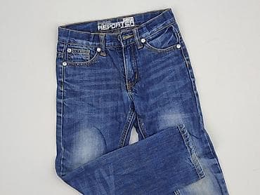 bluzka reserved: Spodnie jeansowe, Reporter young, 7 lat, 122, stan - Bardzo dobry — 1