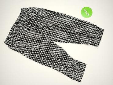 czarne bluzki plus size: Spodnie materiałowe damskie, rozmiar 3XL — 3