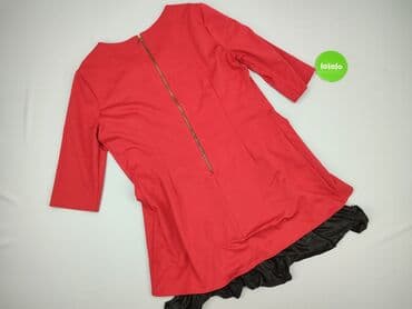 czerwone sukienki plus size: Sukienka damska, rozmiar L — 3