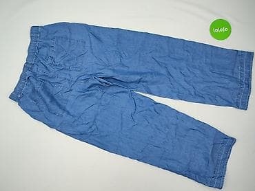 Damskie spodnie z lekkiego denimu/chambray, kolor jasnoniebieski. - — 3