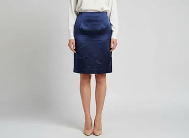 spódniczka granatowa: Spódnica damska, rozmiar S — 5