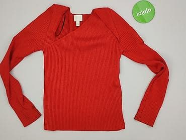 czerwony sweter h: H&M, Sweter damski, rozmiar S — 2