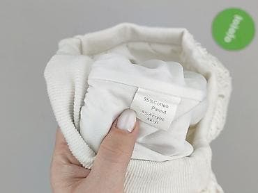 biale spodnie materialowe: Szorty damskie, rozmiar S — 4