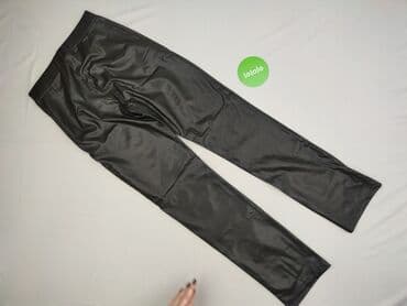 zara spodnie z imitacji skóry: NLY Trend, Spodnie materiałowe damskie, rozmiar S — 3