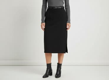 czarne spódnice w kratę: Spódnica damska, rozmiar L — 7