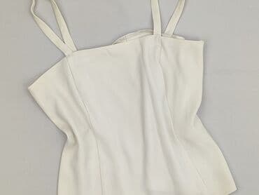 biała sukienki dopasowana: Top damski, rozmiar S — 2