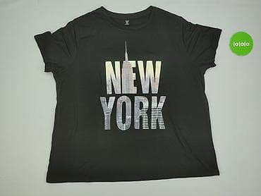 czerwone dresy sinsay: Shein Curve, T-shirt damski, rozmiar 2XL — 2