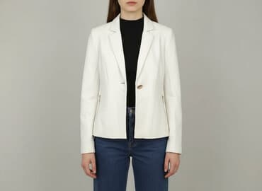 bluzka do bialego garnituru damskiego: Marynarka damska, rozmiar M — 1