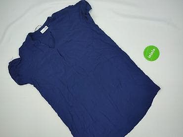 niebieska bluza: Janina, Bluzka damska, rozmiar 4XL — 2