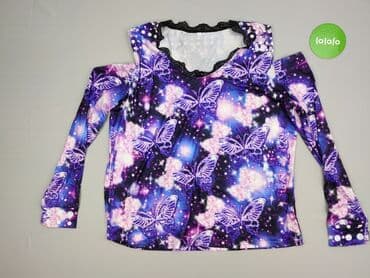 bluzka z cekinami dla dziewczynek: Bluzka damska, 5XL — 2