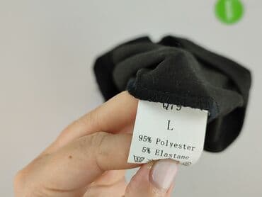 czarne bluzki rekaw 3 4: Bluzka damska, rozmiar L — 4