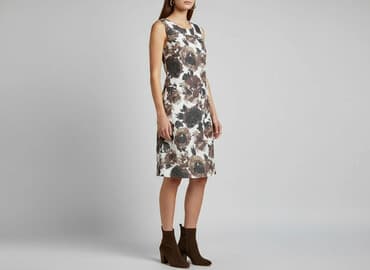 sukienki midi kwiaty: Sukienka damska, rozmiar M — 1