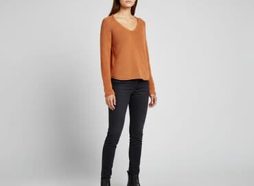 hampton republic sweter: H&M Basic, Women`s sweater, size XS — 7