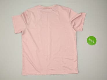 koszulka w paski z serduszkiem: T-shirt damski, XL — 3