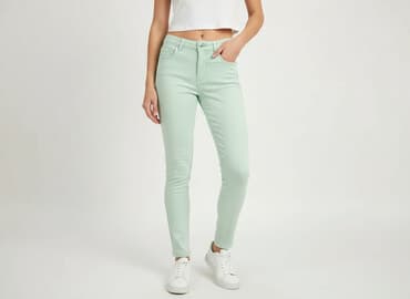 zielone jeansy damskie: Goodies, Jeansy damskie, rozmiar S — 7