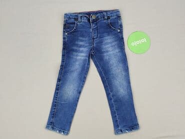elegancka sukienka na jedno ramię: Spodnie jeansowe, 2-3 lat, 92/98, stan - Bardzo dobry — 2