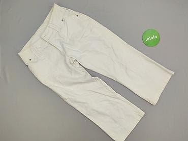 biale trampki ck: Spodnie 3/4 damskie, rozmiar S — 2