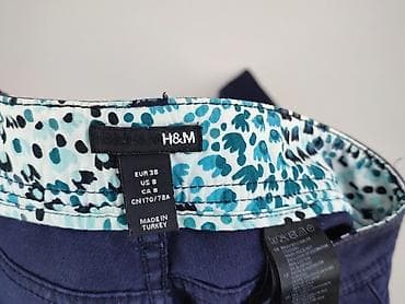 spodnie jeans drill: H&M, Spodnie materiałowe damskie, rozmiar S — 5
