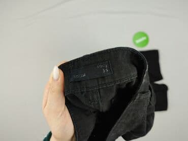 spodnie hello kitty piżama czarne: Sinsay, Spodnie cargo damskie, XS — 4