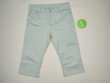 brązowe cargo: Spodnie 3/4 damskie, rozmiar L — 2