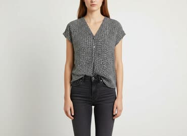 czarne sandały płaskie ccc: Yessica, Bluzka damska, S — 6