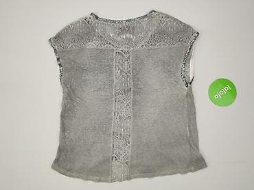 mesh top: Cream, Top damski, rozmiar S — 3