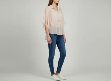 przeźroczysta bluzka: Atmosphere, Koszula damska, rozmiar S — 1