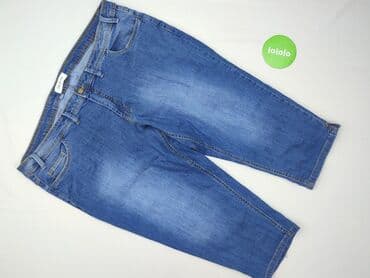 jeansy cropped damskie: John Baner, Spodnie 3/4 damskie, rozmiar 5XL — 2