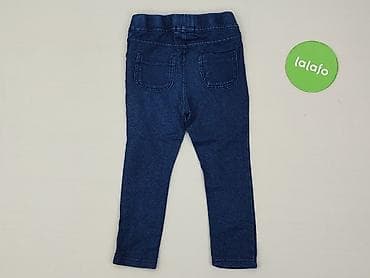 legginsy w paski: Spodnie jeansowe, 1.5-2 lat, 92, stan - Bardzo dobry — 3