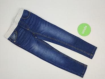jasne legginsy: Spodnie jeansowe, 5-6 lat, 116, stan - Idealny — 2