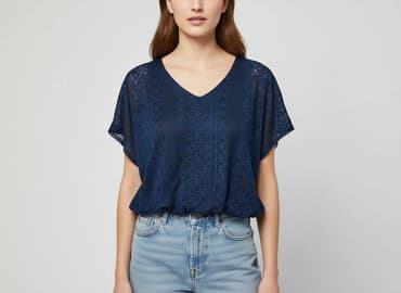 eleganckie bluzki czarne: Bluzka damska, rozmiar L — 6