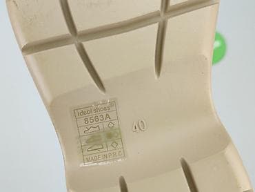 outlet ecco buty: Ideal Shoes, Botki damskie, rozmiar 40 — 5