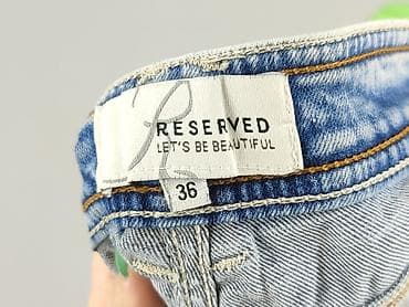 mid rise jeans: Reserved, Szorty damskie, rozmiar S — 4