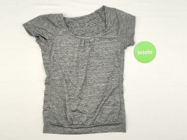 bluzki z marszczeniem po bokach: H&M, T-shirt damski, rozmiar S — 2