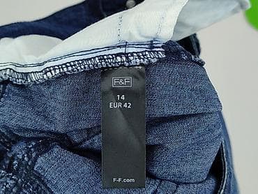 moda jeansy: F&F, Spódnica damska, rozmiar L — 4