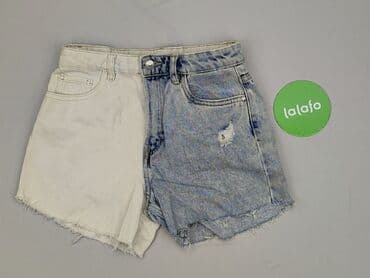 szorty damskie dzinsowe mocno wycięte: Denim, Szorty damskie, rozmiar XS — 2