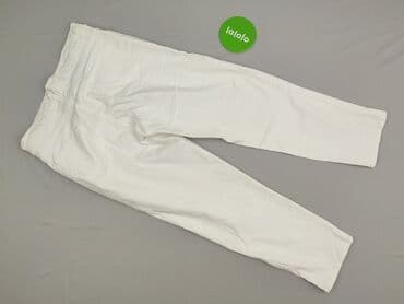 joggery bawełniane damskie: Material trousers for women, size M (EU 38) — 4
