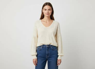 sweter piórkowy na drutach: Seven, Bluzka damska, rozmiar S — 6