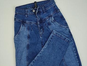 buty na platformie deichmann: Jeansy damskie, rozmiar M — 1