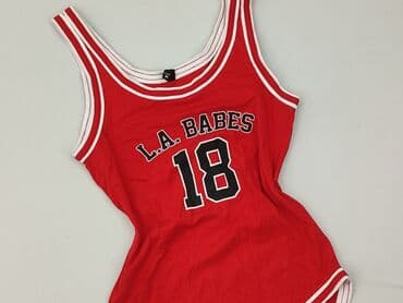 tommy jeans: Red, Body damskie, M — 1